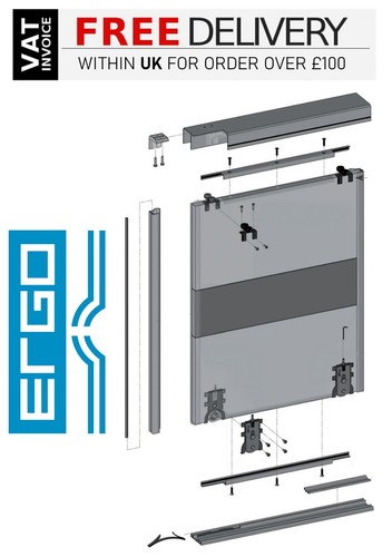 Wardrobe sliding door track - wardrobe,