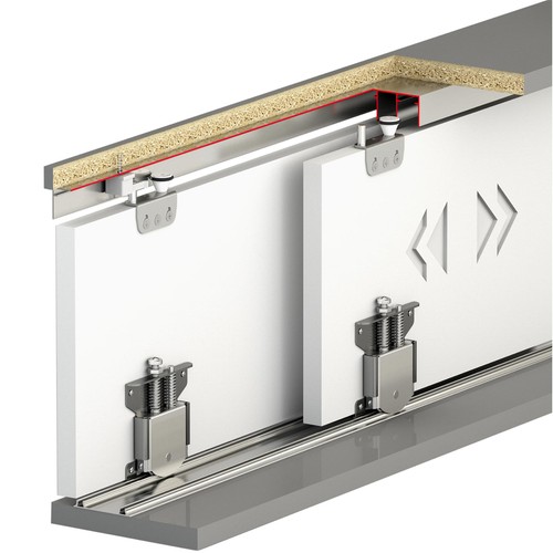 Sliding wardrobe door track - sliding,