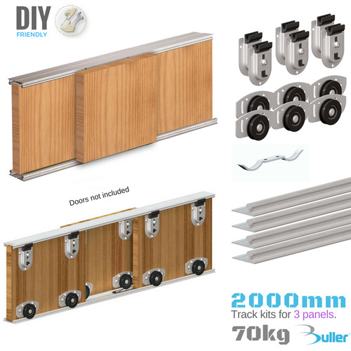 Wardrobe sliding door - sliding, track