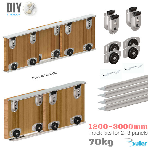 Wardrobe sliding door track - wardrobe,