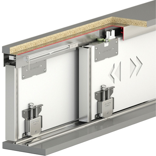 Wardrobe sliding door - wardrobe, track